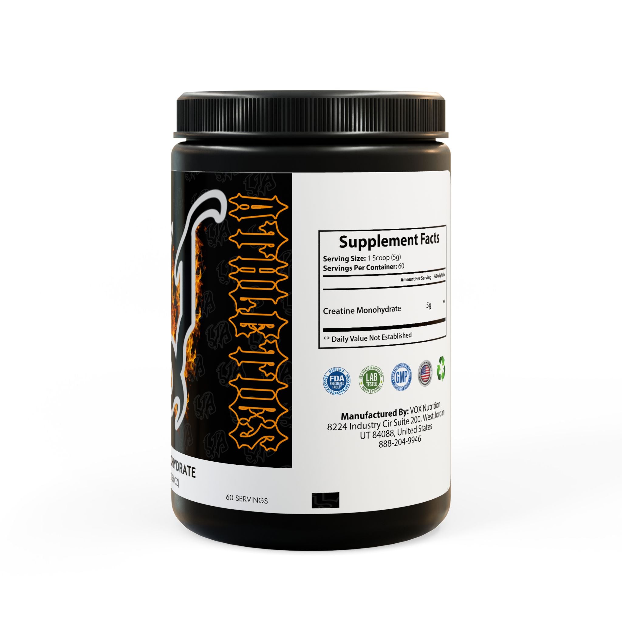 Creatine Monohydrate Supplement (300g, 10.58oz)